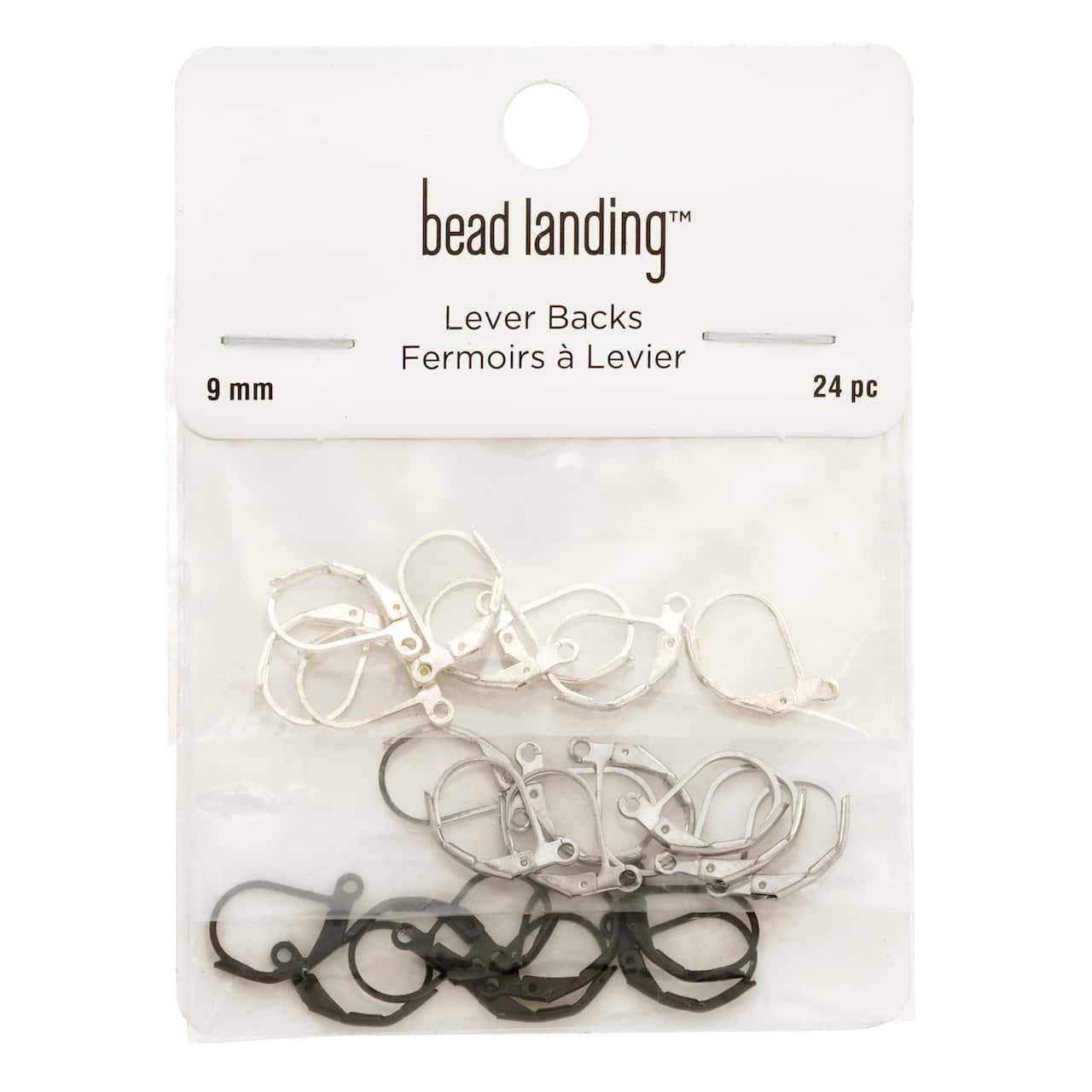 12 Packs: 24 ct. (288 total) 9mm Mixed Lever Backs by Bead Landing™
